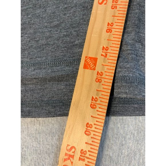 Omni Wool Quarter Zip Long Sleeve Pullover Base Layer‎ Shirt (Men's XL) Gray - Picture 7 of 12